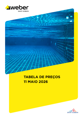Tabela WEBER Maio 2026